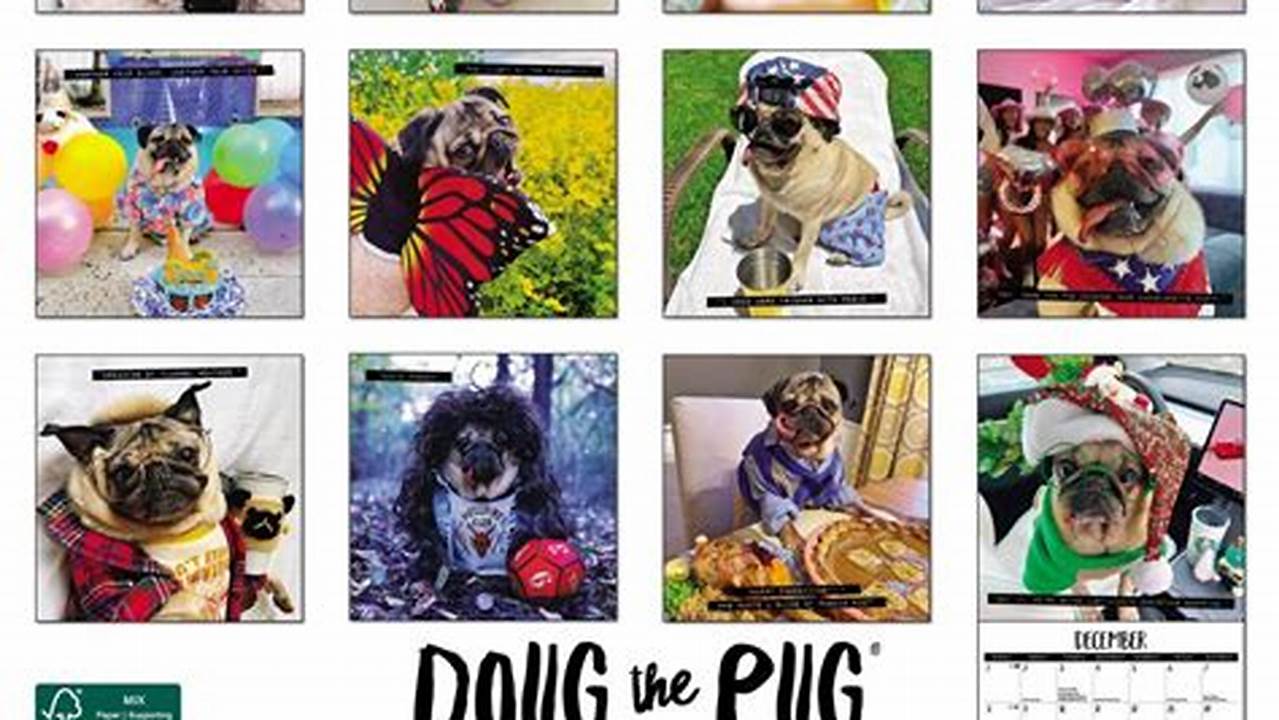 Doug The Pug Desk Calendar 2024 Calendar Google