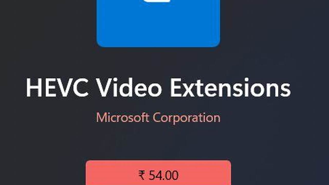 Download Hevc Video Extensions For Windows Pc From Filehorse., 2024