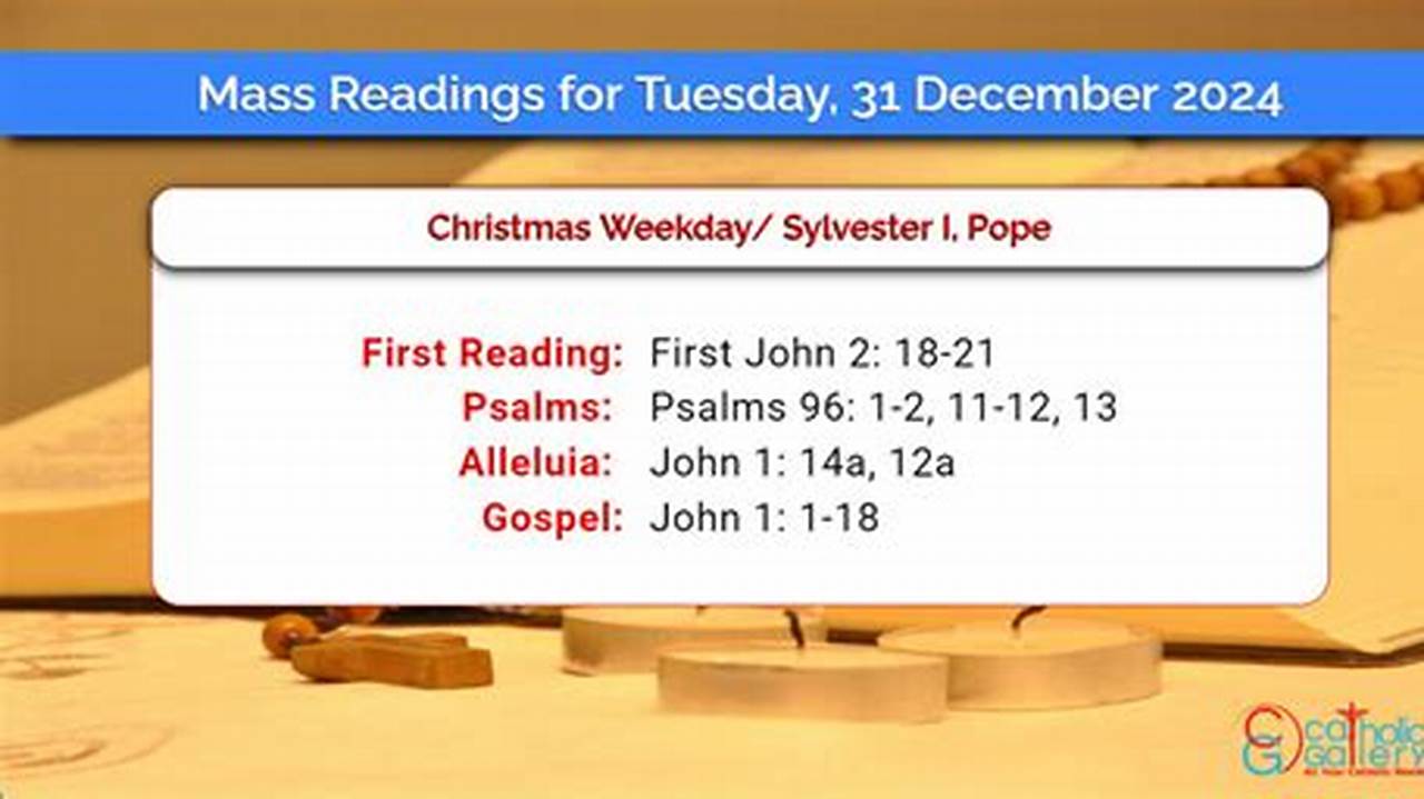 Download Mass Readings For December 2024 In Pdf Format., 2024