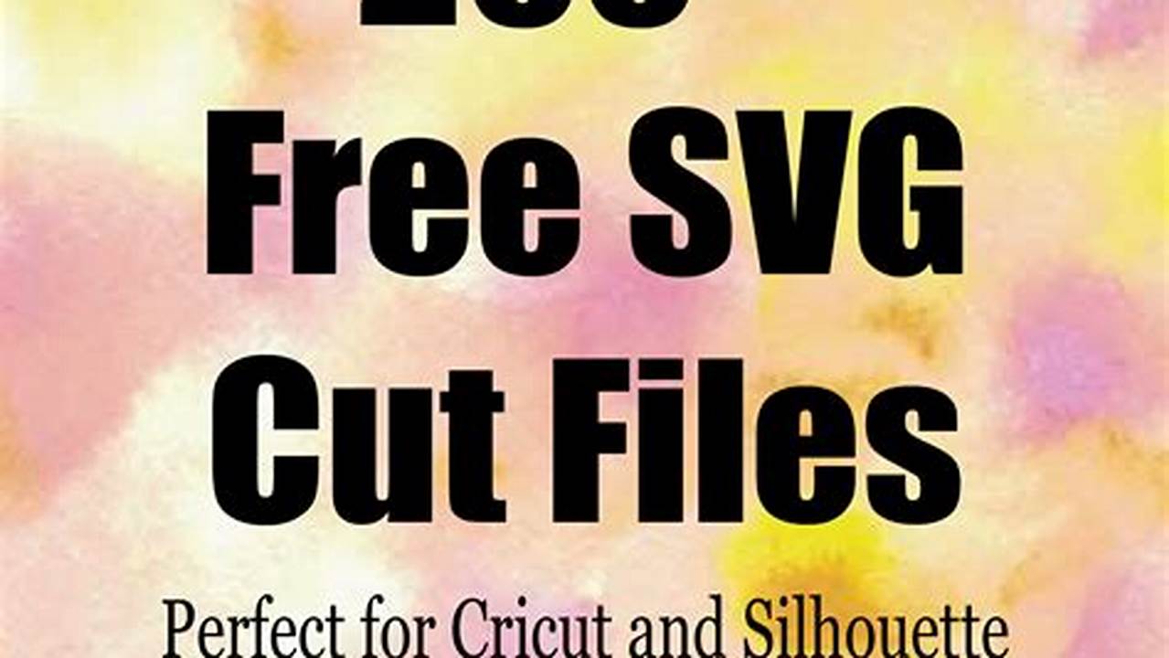 Downloadable, Free SVG Cut Files