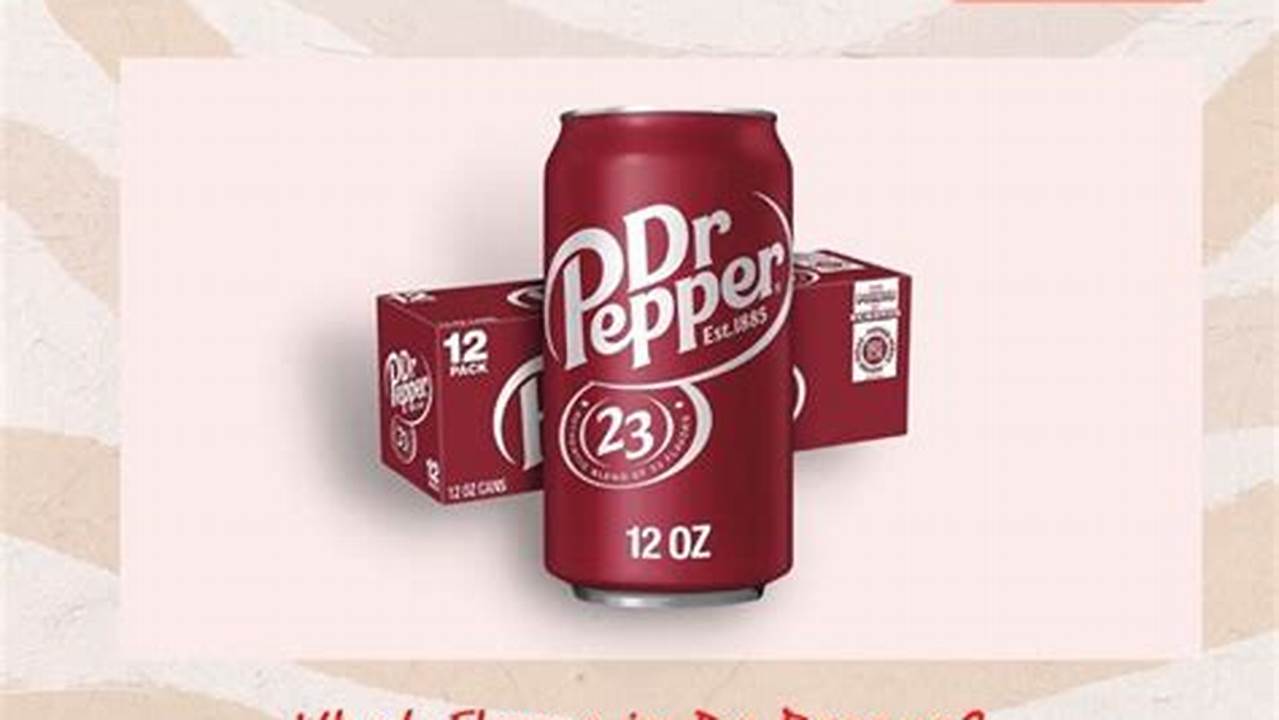 Dr Pepper Tastes Different 2024 Tour Dates
