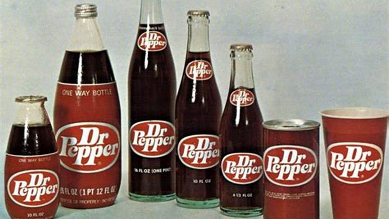 Dr Pepper Year It Was Made