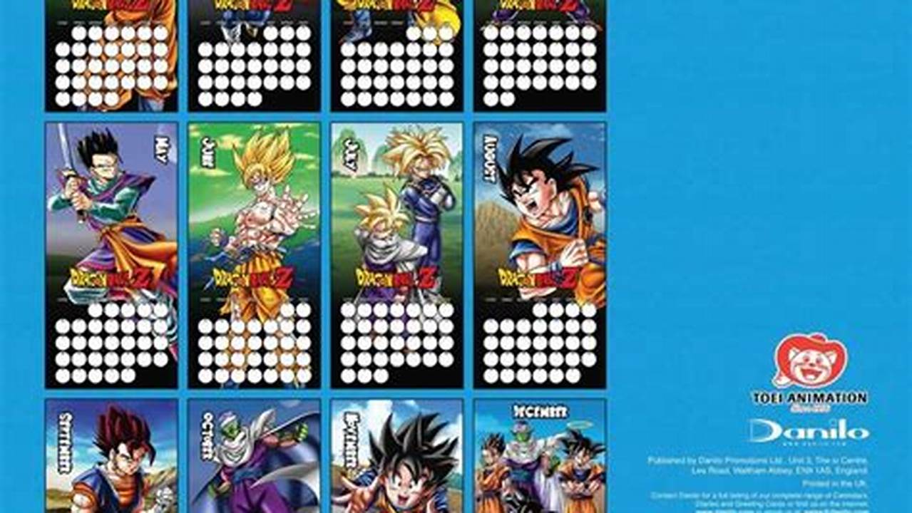 Dragon Ball Super 2024 Calendar Google Scholar