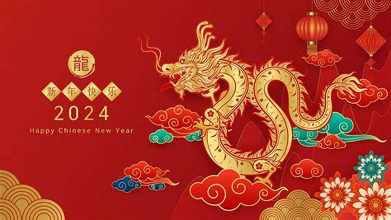 Dragon Lunar New Year 2024 Wallpaper