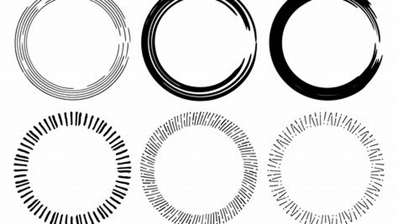 Draw A Line Down The Center Of The Circle., Free SVG Cut Files