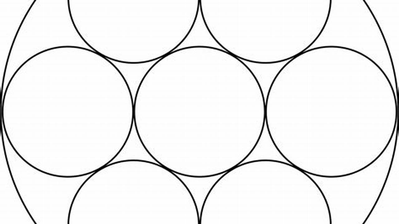 Draw Two Smaller Circles Inside The Larger Circle, One On Each Side Of The Line., Free SVG Cut Files