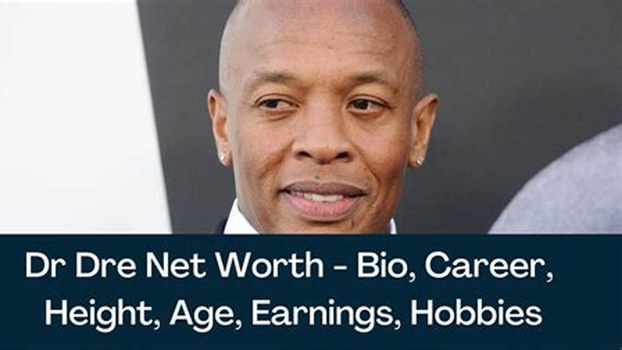 Dre’s Net Worth Is Estimated To Be An Astounding $1.2 Billion., 2024