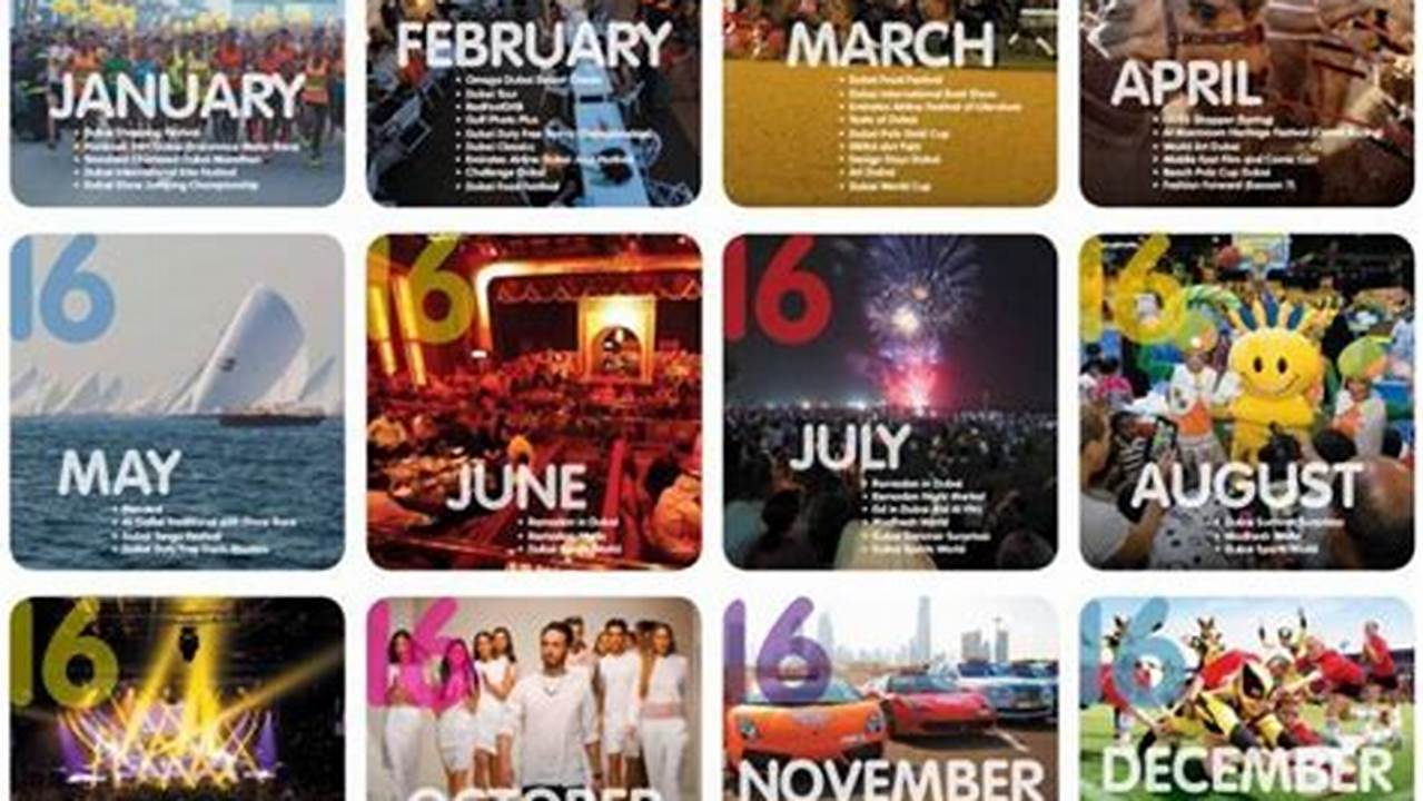 Dubai Calendar 2024 Events