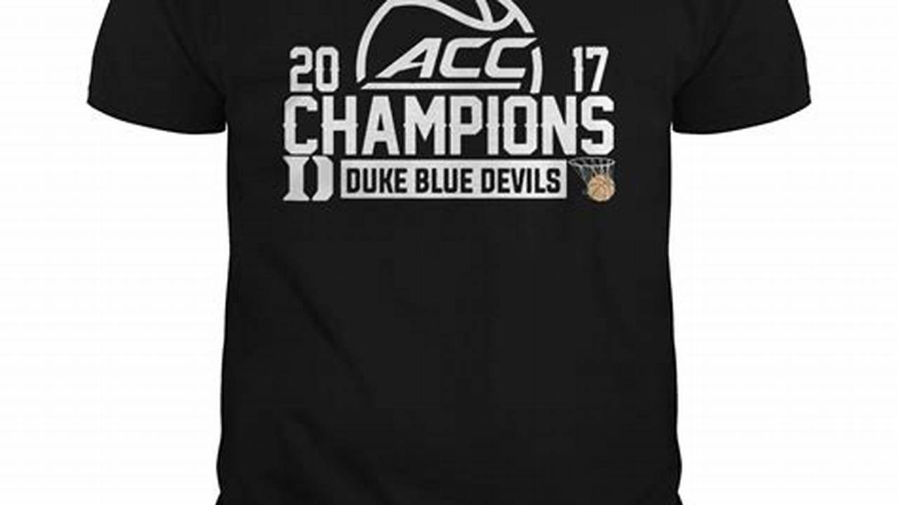 Duke 2024 Acc Champions