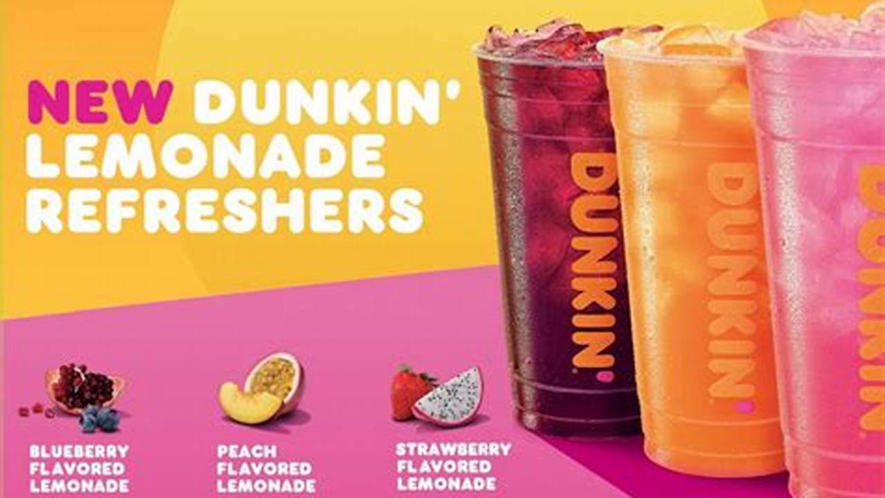 Dunkin Lemonade 2024