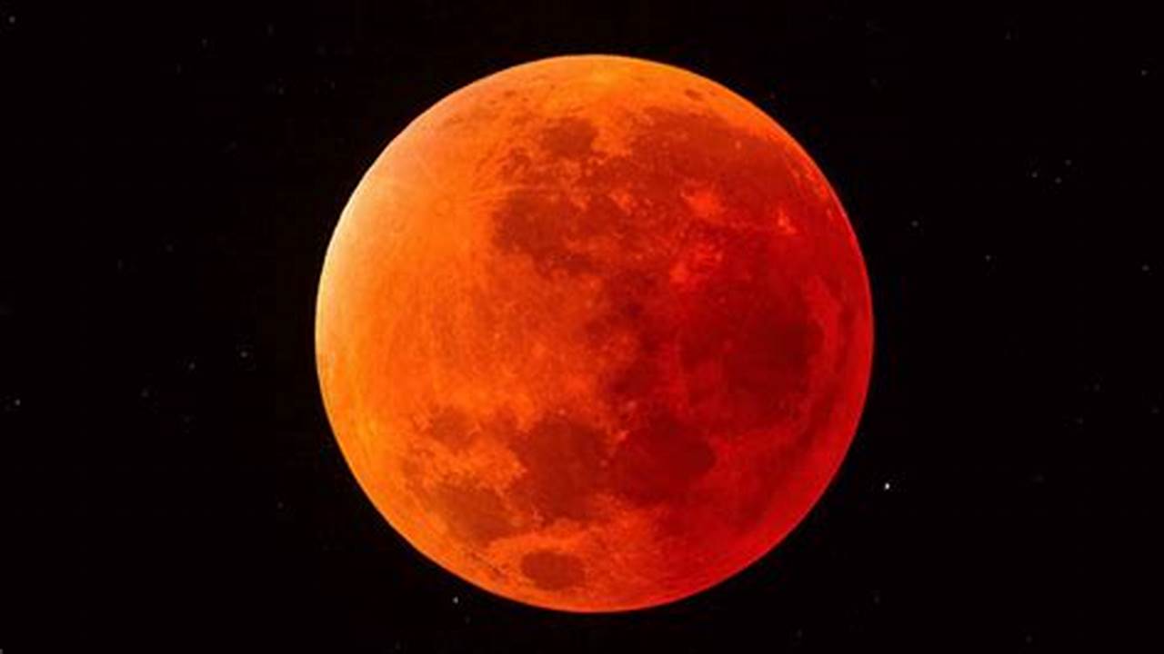 Durante Este Fenómeno, La Luna Pasa A Través De La Sombra De La Tierra, Adquiriendo Un Tono Rojizo Característico., 2024