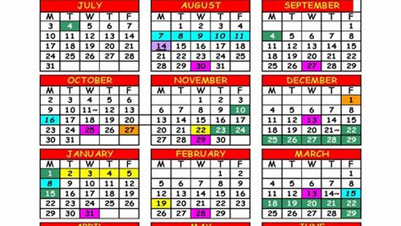 Duval County Public School Calendar 2024-25