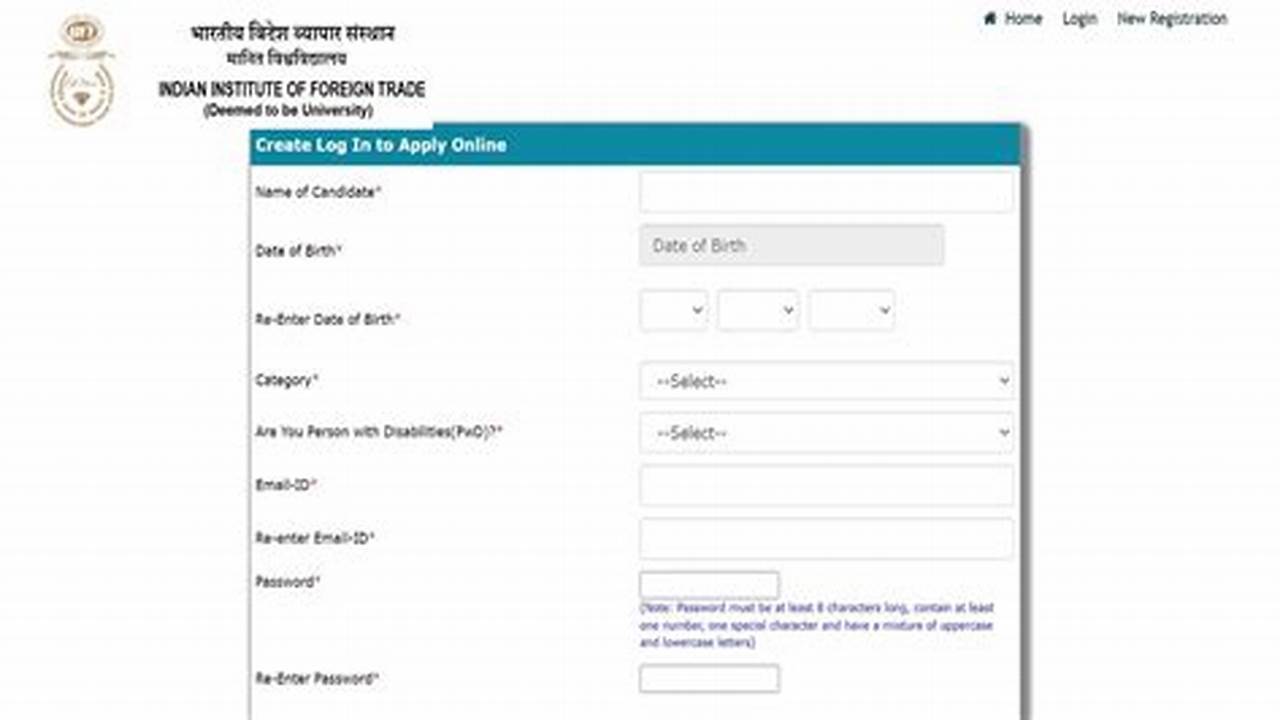 Earlier, The Authority Released The Iift Application Form For., 2024