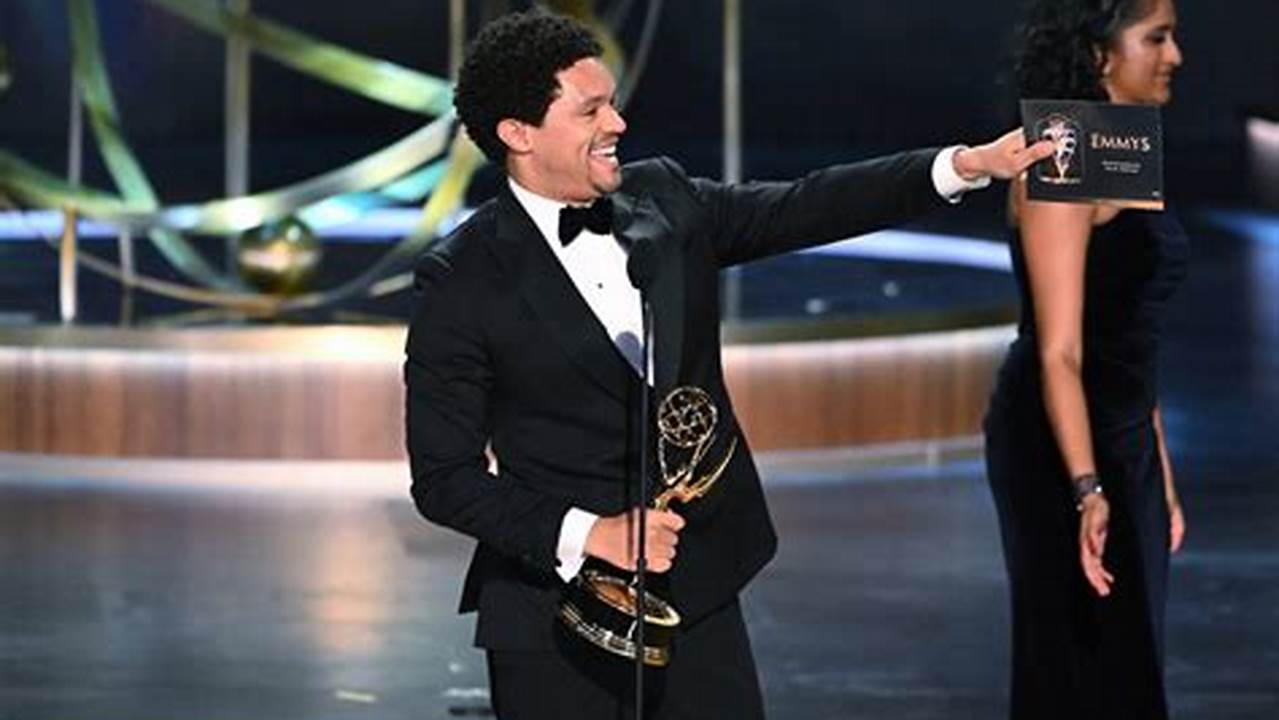 Earlier This Week, The Daily Show Won Outstanding Talk Series At The Emmys For Trevor., 2024