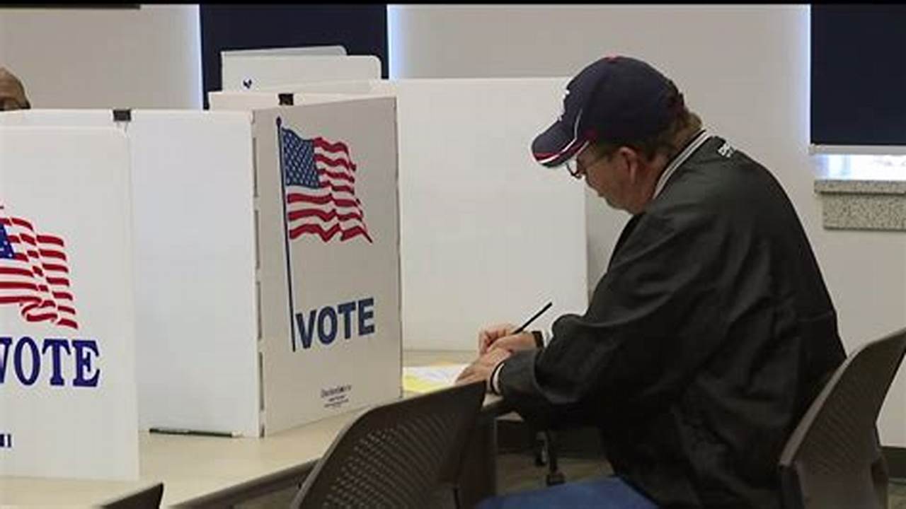 Early Voters Can Now Head To The Polls In Downtown Chicago For The Illinois Primary Election., 2024