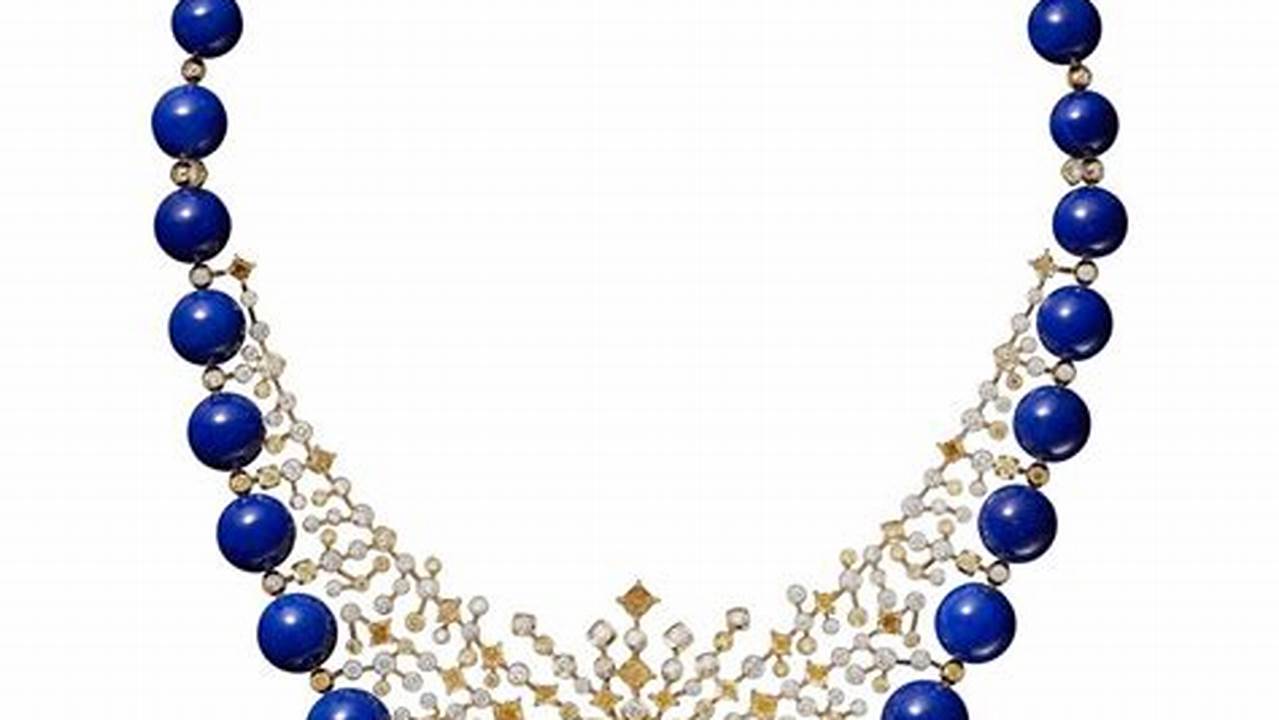 Earrings, $2,390, Necklace, $3,450, Cartier., 2024