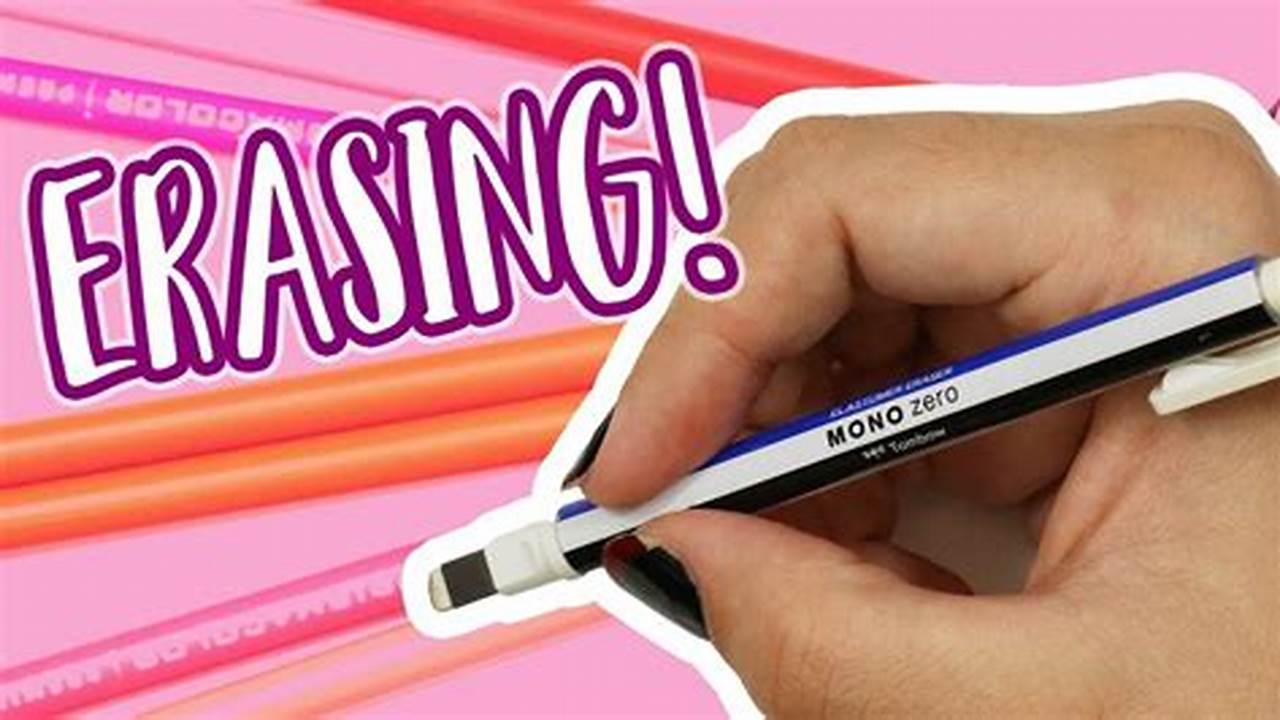 Easiest Pencil to Erase