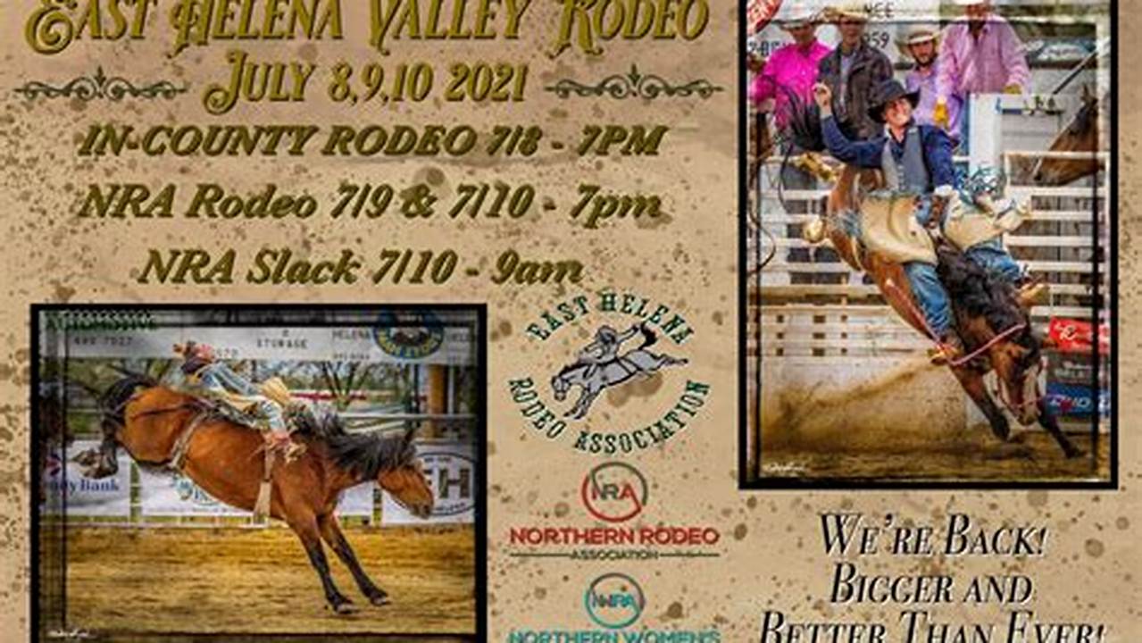 East Helena Rodeo Tickets 2024