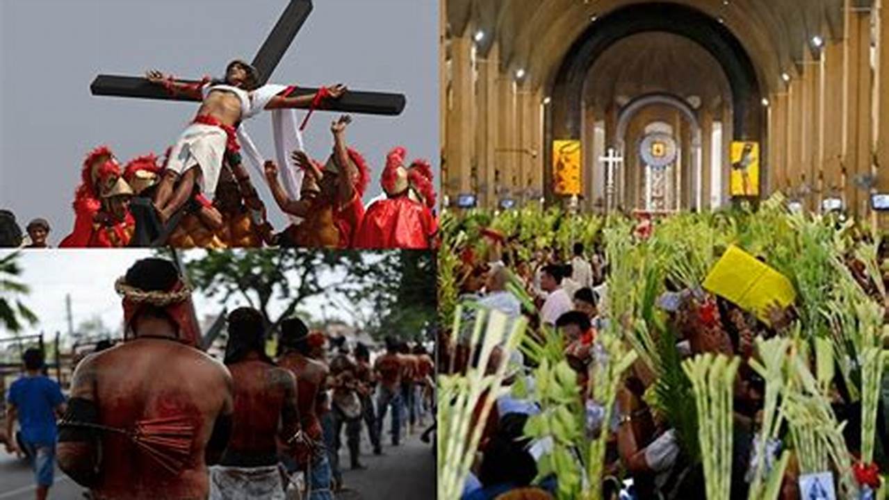 Easter Celebrations In Philippines Begins With Ash Wednesday Followed By Palm Sunday And Is Followed By The Holy Week That Will End On Easter Sunday., 2024