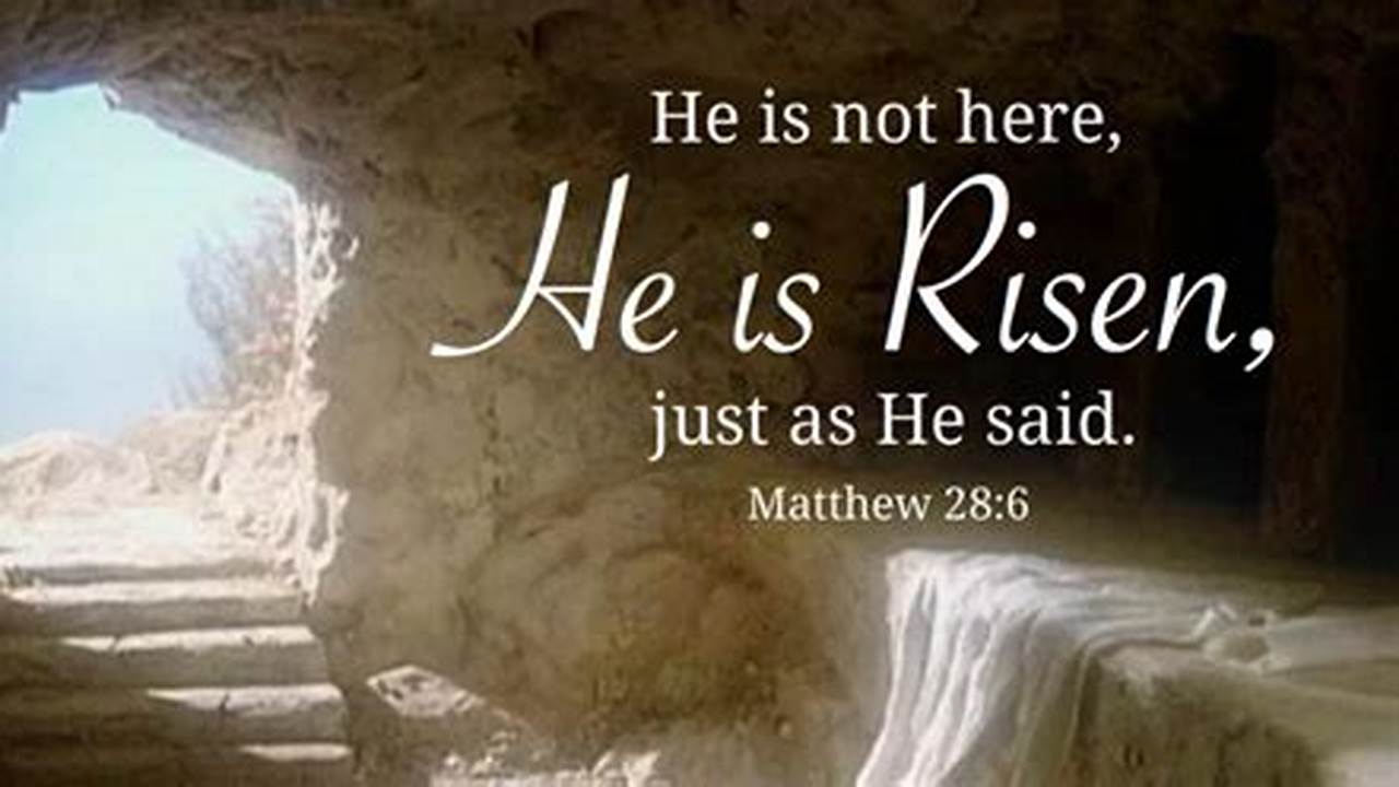 Easter Holds Profound Significance For Millions Of Christians Worldwide, Symbolizing The Triumphant Resurrection Of Jesus., 2024