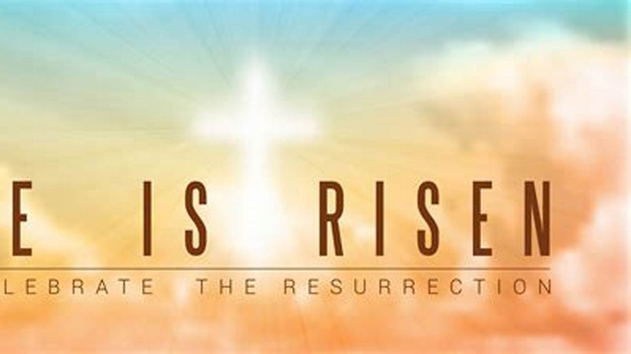 Easter Sunday Commemorates Jesus Christ’s Resurrection, According To Christian Belief., 2024