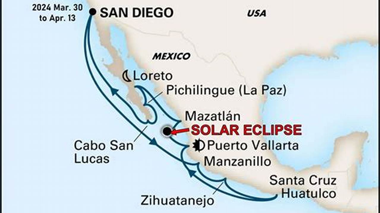 Eclipse Cruise 2024 Mexico