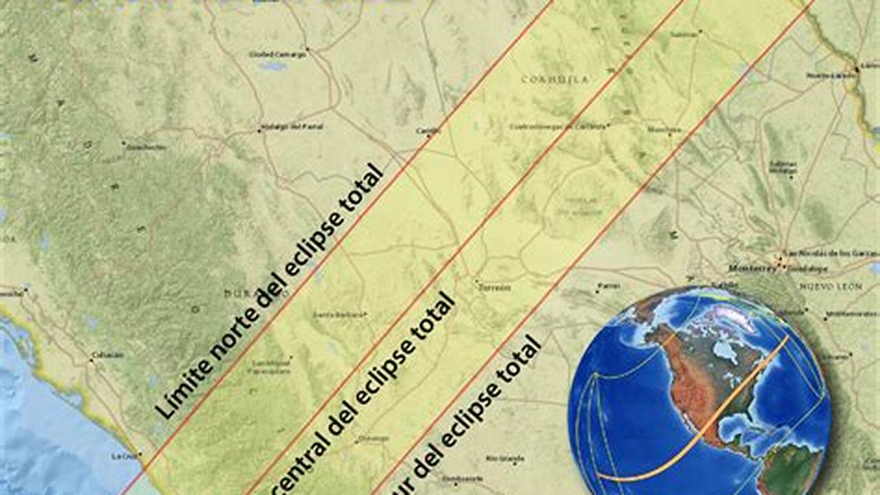 Eclipse Solar 2024 Mapa Online