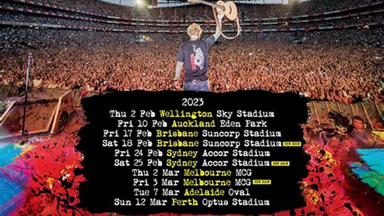Ed Sheeran Tour Opener 2024
