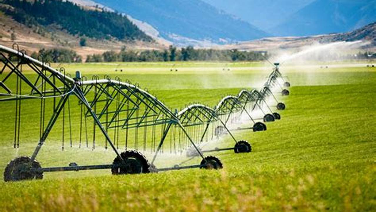 Efficient Irrigation Systems, Water Conservation