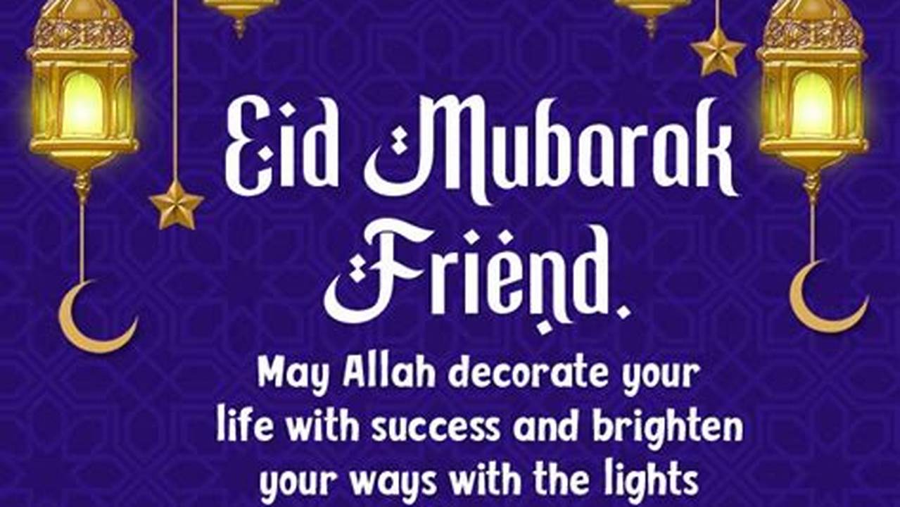 Eid Mubarak Wishes In Hindi For Friends