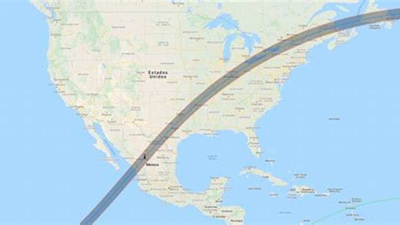 El Eclipse Solar Total Comenzará Sobre El Sur Del Océano Pacífico., 2024