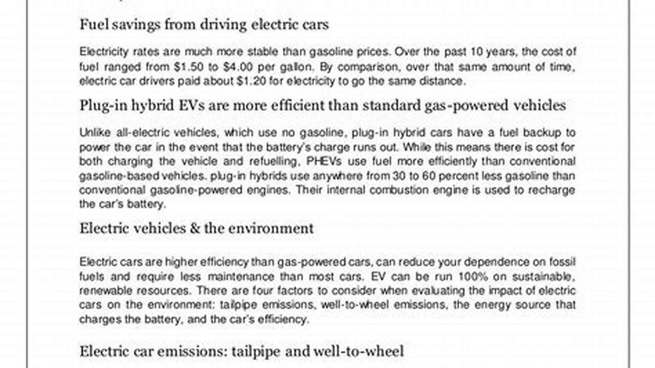 Electric Vehicle Boston Group Report Writing