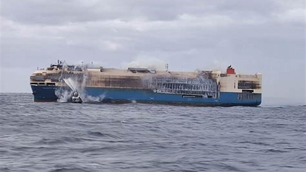 Electric Vehicle Fire On Ship