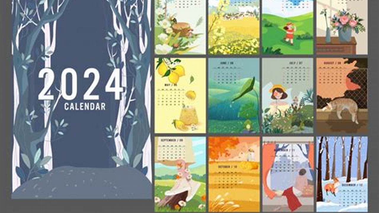 Elegance, Calender Template