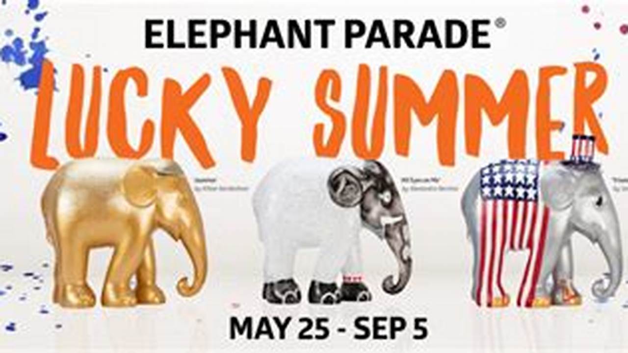 Elephant Parade Will Be Taking Over Resorts., 2024