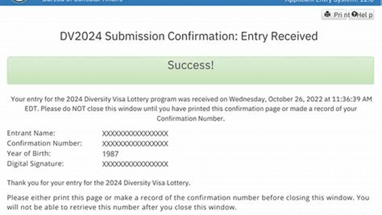 Entry To The Lottery Is Closed., 2024
