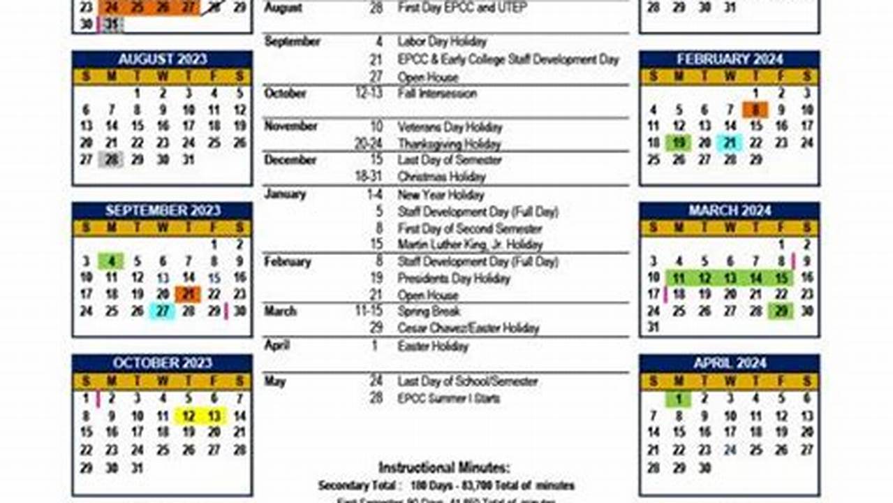 Epcc Spring 2024 Calendar