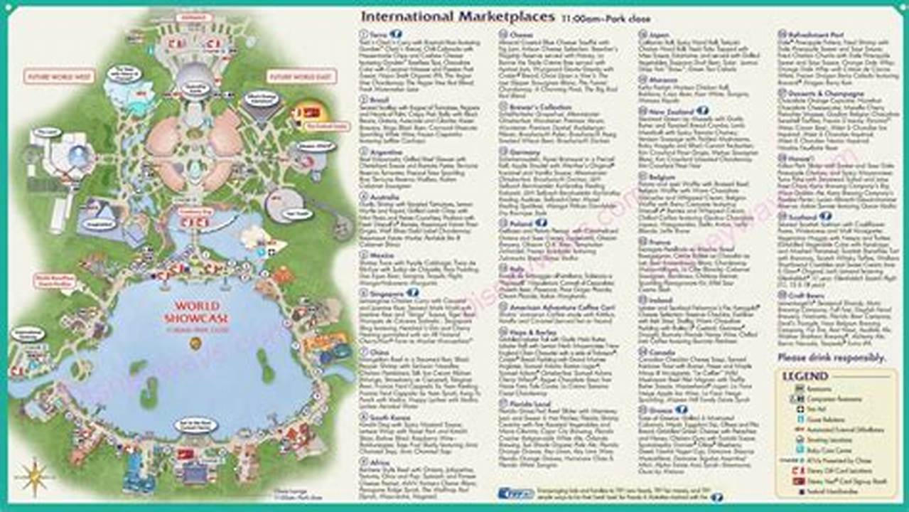 Epcot Food And Wine Festival 2024 Map Printable