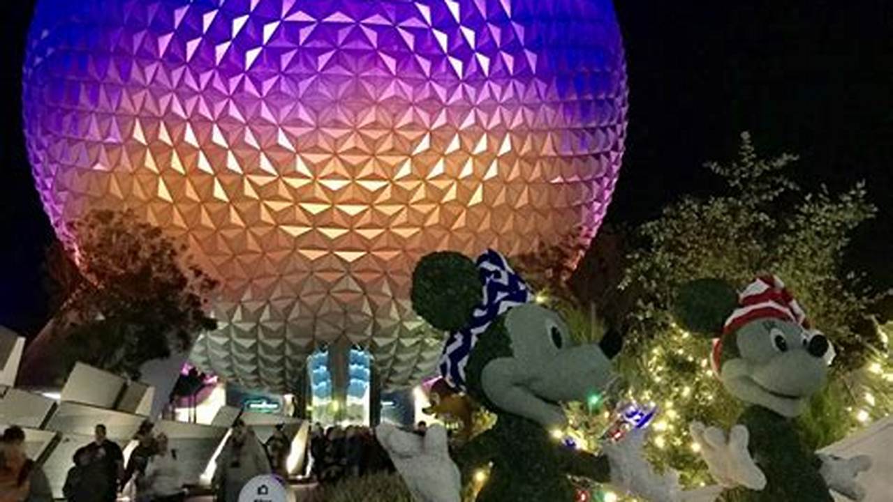 Epcot Holiday Festival 2024