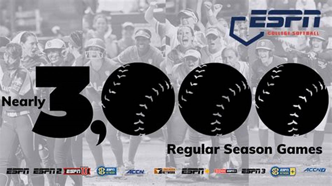 Espn Softball Schedule 2024