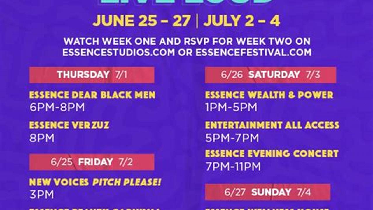 Essence Festival 2024 Lineup