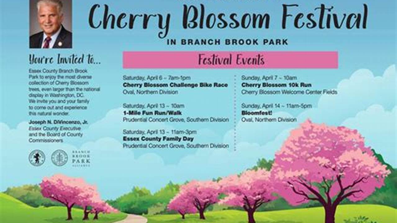 Essex County Begins Countdown To Cherry Blossom Season, 2024