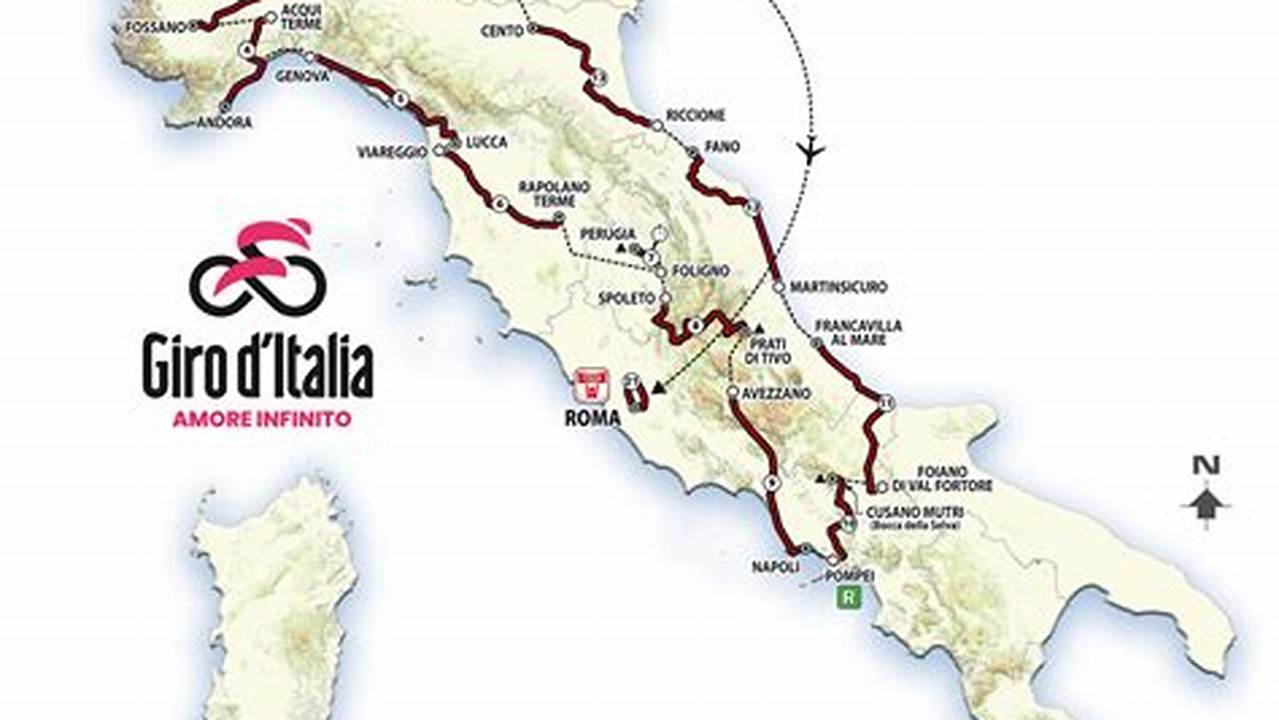 Etapas Del Giro De Italia 2024
