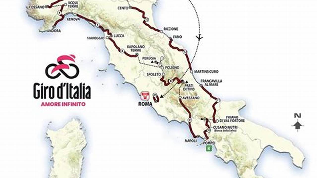 Etapas Giro De Italia 2024