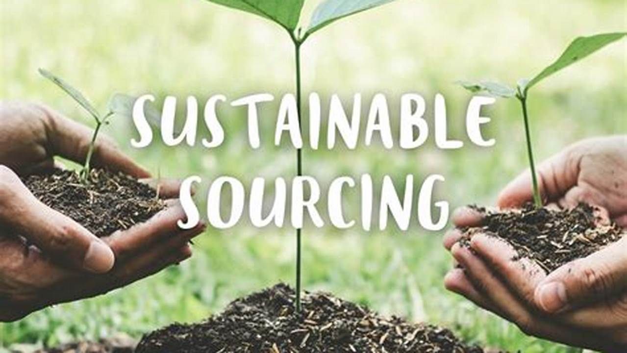 Ethical Sourcing, Sustainable Living
