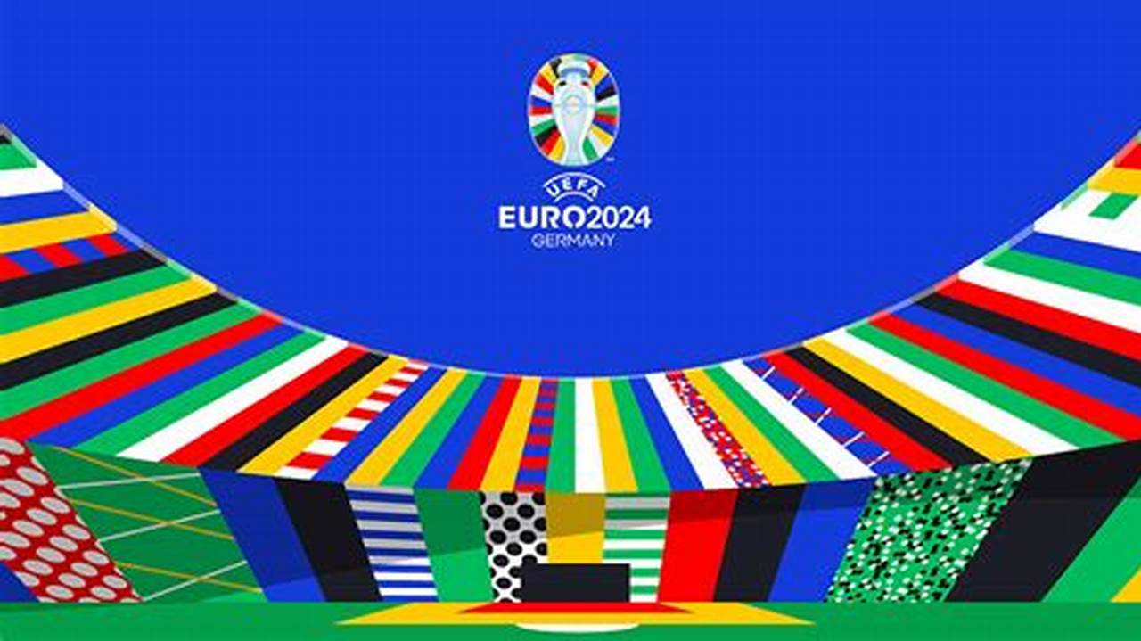 Euro 2024 Logo Is Derived From Uefa&#039;s 55 Member Associations&#039; Flags And Their Colours, Which Assemble In Various Combinations, Reflecting., 2024