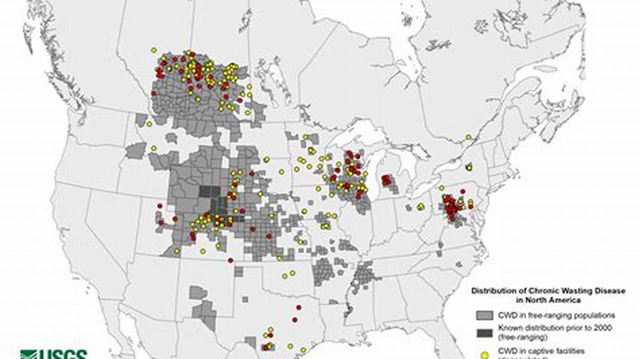 Expanding Distribution Of Chronic Wasting Disease., 2024