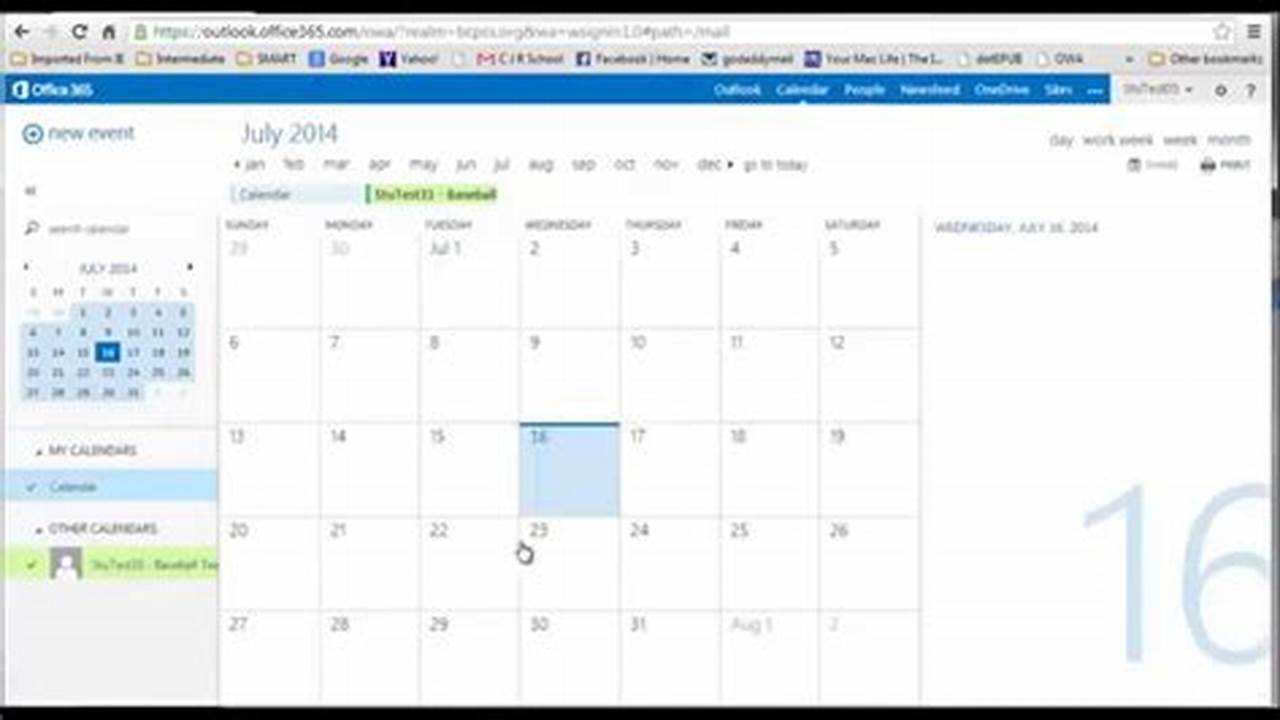 External Calendar Sharing Office 365