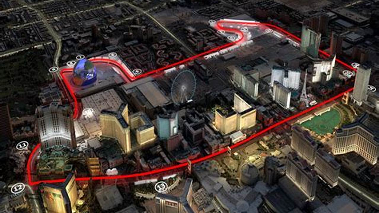 F1 2024 Las Vegas Track