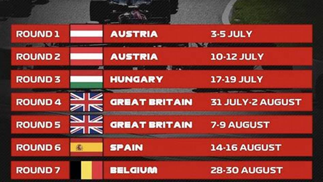 F1 Race Calendar 2024 Uk Time